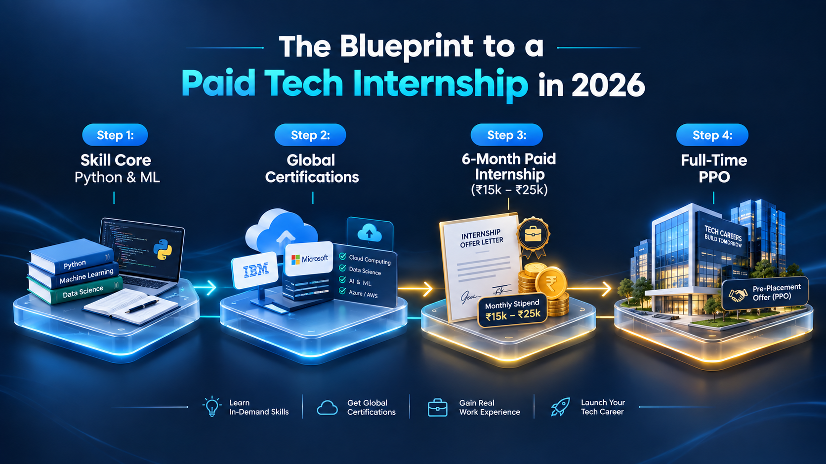 How to Get a Paid AI & Data Science Internship in India 2026 | Stipend, Skills & PPO Guide