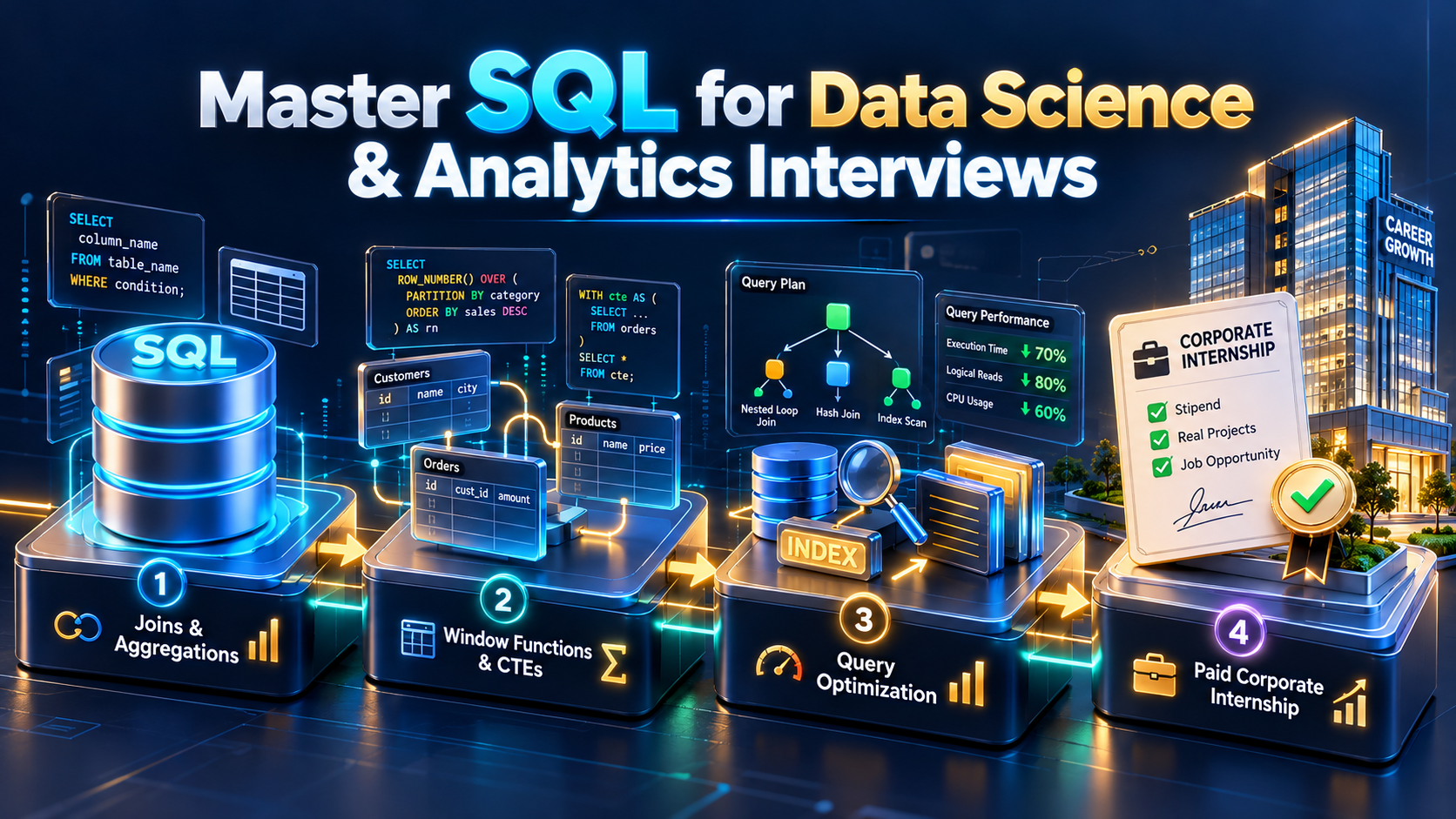 Top 50 SQL Interview Questions for Data Science (2026)