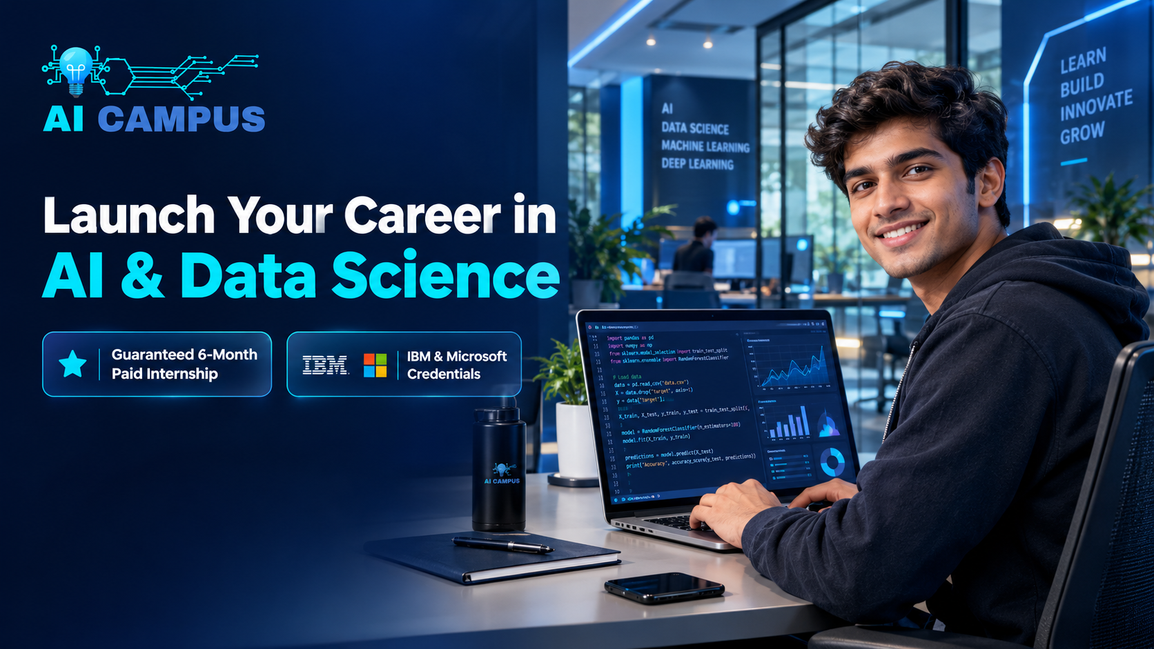 How to Start a Career in AI & Data Science in India with Paid Internship